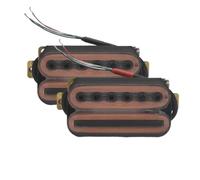 pastilla de puente Hoja De Pastilla Humbucker Para Guitarra Eléctrica Ajuste De Tornillo Hexagonal Pastilla De Guitarra De Doble Bobina Con Cable De 4 Conductores/división De Bobina(H)