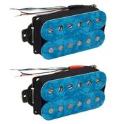 pastilla de puente Humbucker De Guitarra Eléctrica Con Salida Estándar De 6 Cuerdas N7.5K/B15K Tornillo Ajustable Pastilla Divisoria De Bobina De Guitarra De Doble Bobina(A)
