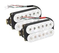 pastilla de puente Humbucker De Guitarra Eléctrica Con Salida N7.5K/B15K De 6 Cuerdas Tornillo Ajustable Pastilla Divisoria De Bobina De Guitarra De Doble Bobina(E)