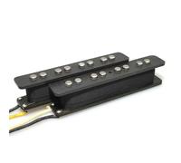 pastilla de puente Juego De Pastillas De Bajo De 4 Cuerdas Alnico V Cubierta Negra Abierta Para Bajo JB