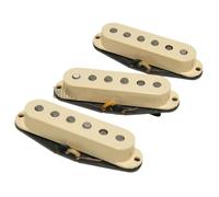 pastilla de puente Juego De Pastillas De Guitarra Eléctrica Alnico 5 ST Single Coil HFV De Polo Escalonado(Yellow)