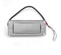 pastilla de puente Mini Humbucker 68X29MM Pastilla De Guitarra Eléctrica Sellada Cuello Y Puente Pastilla Divisoria De Bobina Negro/oro/cromo(Chrome 1Pc)
