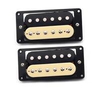 pastilla de puente Pastilla De Guitarra Con Cara Humbucker Pastillas De Guitarra Eléctrica De Doble Bobina 50/52mm Con Marco De Instalación Accesorios Para Guitarra(A)