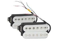 pastilla de puente Pastilla De Guitarra Eléctrica Alnico 2 N-50 7-8K B-52 8-9K Humbucker Pastilla De Doble Bobina Piezas De Guitarra Negro Blanco(D)