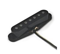 pastilla de puente Pastilla De Guitarra Eléctrica Alnico 5 Vintage De 7 Cuerdas Bobina Única Pastilla De Guitarra Anico V Espaciado Entre Cuerdas 61,2 MM Negro(Middle 1pc)