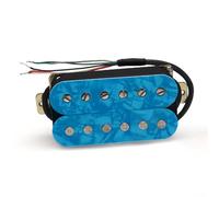 pastilla de puente Pastilla De Guitarra Eléctrica ST Pastilla De Doble Bobina De Seis Cuerdas Panel De Color Pastilla De Cabeza Plana Modificada(F)