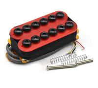 pastilla de puente Pastilla Hexagonal Interior Con Cabeza De Paraguas Pastilla De Guitarra Eléctrica De 4 Núcleos Doble Bobina 50 52 Para Guitarra LP St Sq 1 Uds(R)
