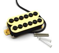 pastilla de puente Pastilla Hexagonal Interior Con Cabeza De Paraguas Pastilla De Guitarra Eléctrica De 4 Núcleos Doble Bobina 50 52 Para Guitarra LP St Sq 1 Uds(L)