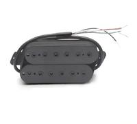 pastilla de puente Pastilla Humbucker N-7.5k/B-15K De 6 Cuerdas Pastilla De Traste Con Ventilador Cable De 4 Conductores Pastilla De Guitarra Divisoria De Bobina De Salida(A)