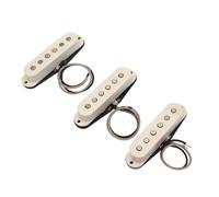 pastilla de puente Pastillas De Bobina Única Alnico V Conjunto Estándar De Pastilla De Cuello/medio/puente SSS Para Repuesto De Piezas De Guitarra Eléctrica ST