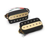 pastilla de puente Pastillas De Guitarra Eléctrica De 6 Cuerdas Humbucker Doble En Línea Ajustable 12 Uds Pastilla De Tornillo Hexagonal Accesorios De Guitarra(C)