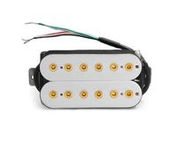 pastilla de puente Vintage Alnico5 Humbucker Bobina Spliting Neck7.5K/Bridge15K Pastilla De Guitarra Eléctrica De Doble Bobina Pieza De Guitarra Negra(Bridge 52MM)