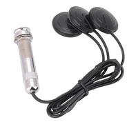 Pastilla de Transductor Piezoeléctrico de Guitarra con 3 Transductores, Adecuada para Instrumentos Acústicos con 6,35 Mm, Elimina el Sonido Externo y Refleja, Fácil Instalación
