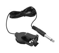 Pastilla de Violín, 6.35mm Audio Jack Clip-on Micrófono Piezo Violín Guitarra Acústica Pickup