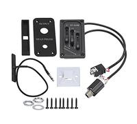 Pastilla de Violín Silenciosa, Ecualizador Ajustable, Kit de Accesorios en Negro - Control Activo de Tono y Volumen, Fácil Instalación, Ideal para Violín Eléctrico y Cello