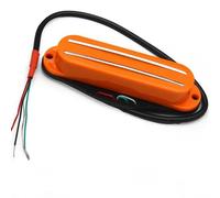 Pastilla Doble Mini Humbucker Dual Rail 9K Para Reemplazo De Guitarra Eléctrica pastilla de guitarra clasica (Color : Orange)