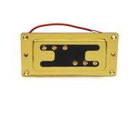 pastilla Eléctrica humbucking Pastilla De Carcasa De Cobre De Doble Bobina De 6 Cuerdas En Forma De H 72x32MM Cable Rojo Negro Dorado Accesorios Para Pastilla De Guitarra(D)