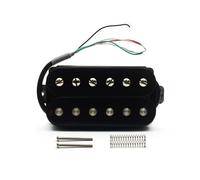 Pastilla eléctrica profesional de doble bobina para guitarra, altura ajustable e impedancia de salida baja, doble bobina eléctrica
