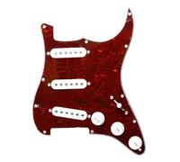 Pastilla Golpeador De Guitarra Eléctrica Golpeador De Guitarra Eléctrica, Conjunto De Placa Raspadora Precableada Cargada SSS(Tortoise)