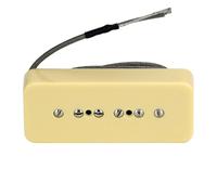 Pastilla Guitarra Eléctrica Adecuado para pastilla de guitarra eléctrica LP pastilla de caja de jabón con imán alnico5(Light Yellow-B/632)