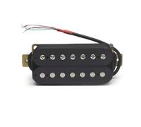 Pastilla Guitarra Eléctrica Pastilla de guitarra eléctrica de doble bobina negra con marco pastilla de guitarra de 7 cuerdas doble bloque pastilla de guitarra eléctrica con filo de cuchillo(Black Neck