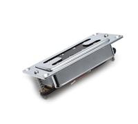 Pastilla Guitarra Eléctrica Pastilla Humbucker Para Bajo Eléctrico Dos Líneas 8 Agujeros 4 Cuerdas Cromada(Neck Pickup)