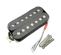 Pastilla humbucker Alnico 5 for guitarra eléctrica de 7 cuerdas, con división de bobina N-8.8K/B-14.2K, piezas de guitarra negras(Neck 58mm)