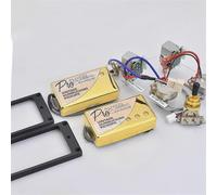 Pastilla Humbucker Alnico Para Guitarra Eléctrica Con Cubierta De Níquel/oro Humbuckers Para Guitarra Eléctrica(Set 1)