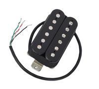Pastilla Humbucker con Imán Alnico 5, Pastilla de Doble Bobina de 50 Mm para bajo de Guitarra Eléctrica de 6 Cuerdas, Excelente Salida de Sonido, Color Negro
