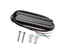 Pastilla Humbucker de cerámica de rieles de repuesto, pastilla de puente Humbucker de tamaño de bobina única para accesorios de guitarra eléctrica, pastillas de rieles dobles calientes, tamaño de