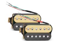 Pastilla Humbucker De Doble Bobina Para Guitarra Eléctrica Cuatro Conductos Con Protección Para Puente De 15000kilómetros O Para Mástil De 7,5000kilómetros(B+N 3)