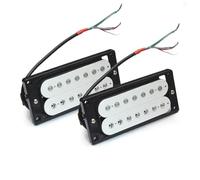 Pastilla Humbucker De Doble Bobina Para Guitarra Eléctrica De 7 Cuerdas Pastilla De Bobina Dividida Salida N8.5K/B14K Piezas De Guitarra(B+N A)