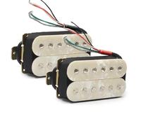 Pastilla Humbucker Para Guitarra Eléctrica De 6 Cuerdas Con Salida N7.5K/B15K Y Tornillo Ajustable De Doble Bobina Con División De Bobina(Beige)