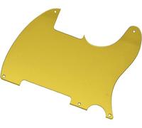 Pastilla para guitarra acústica, Espejo dorado de 5 agujeros for guitarra eléctrica TL, golpeador en blanco, placa for rascar, piezas de guitarra eléctrica sin agujero de recogida