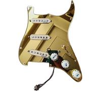Pastilla para guitarra acústica, Golpeador precableado for ST, SSS Ainico 5 pastillas de bobina simple, convertidor de 7 vías, 1 corte único, más tonos, golpeador precableado