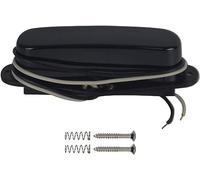 Pastilla para guitarra acústica, Imán de cerámica de una bobina for cuello de pastilla de guitarra, adecuado for guitarra eléctrica remota, pastilla de guitarra eléctrica Zero Black