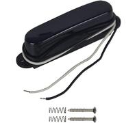Pastilla para guitarra acústica, Imán de cerámica de una bobina for cuello de pastilla de guitarra, adecuado for piezas de guitarra eléctrica remota, pastilla de guitarra eléctrica negra