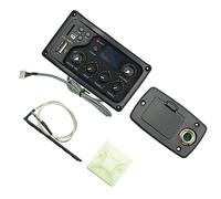 Pastilla para guitarra acústica LCD Digital 3 Band Ecualizador Pickup Preamp EQ Con Función De Afinación Piezas De Guitarra Accesorios