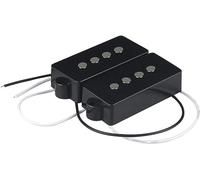 Pastilla para guitarra acústica, Nuevas pastillas de bajo Vintage Alnico 5 P negras abiertas for piezas de guitarra de bajo de 4 cuerdas pastillas de guitarra de repuesto