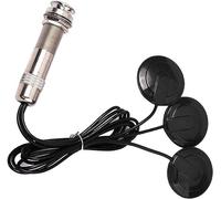 Pastilla para guitarra acústica, Pastilla de guitarra contacto piezoeléctrico micrófono pastilla 3 transductor sistema de pastilla for interfaz acústica de 6,35mm