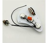 Pastilla para guitarra acústica, Pastillas de guitarra Arnés de cableado Guitarra 250K Potenciómetro de eje de cobre Adecuado for guitarra Kits de arnés de cableado de guitarra eléctrica