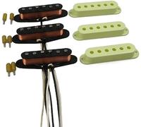 Pastilla para guitarra acústica, Pastillas de guitarra Single Coil Alnico '50s Pickup Set for guitarra Pastillas de guitarra eléctrica(02)
