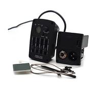 Pastilla para guitarra acústica Preamplificador De Guitarra Acústica EQ De 4 Bandas Negro Con Ecualizador De Sintonizador De Procedimiento Digital Redondo