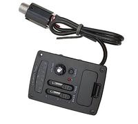 Pastilla para guitarra acústica Preamplificador De Pastilla Piezoeléctrica Para Guitarra De Ukelele, Sistema De Sintonizador De Ecualizador EQ De 2 Bandas Para Piezas De Guitarra Acústica