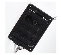 Pastilla para guitarra acústica Preamplificador profesional Guitarra Pickup EQ Tuner Piezo Pickup Sistema ecualizador Piezas de guitarra acústica