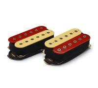 Pastilla Para Guitarra Eléctrica Guitarra Eléctrica De Doble Bobina, Dos Piezas, Doble Pastilla, Tornillo Hexagonal Negro, Amarillo, Negro, Sin Marco(Set B)