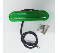 Pastilla Para Guitarra Eléctrica Guitarra Eléctrica De Doble Pista Pequeña De Color 3 Colores: Rojo Verde Y Amarillo(Green)