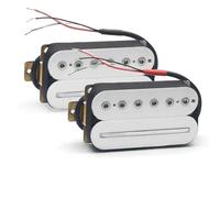 Pastilla para Guitarra Eléctrica Guitarra Eléctrica Humbucker Blade Tornillo Hexagonal Ajuste Pastilla De Doble Bobina Con 4 Servicios Cable División De Bobina Varios Colores(H)