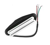 Pastilla Para Guitarra Eléctrica Humbuckers sellados para guitarra eléctrica de doble riel caliente, color blanco con piezas de repuesto para pastilla de hoja cromada