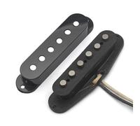 Pastilla Para Guitarra Eléctrica Pastilla De Bobina Simple Alnico 3 Con Columna Magnética Escalonada, Clip De Cable De Cartón De Fibra Con Carcasa Para Guitarra Eléctrica ST(Neck)